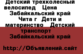 Детский трехколесный велосипед › Цена ­ 2 000 - Забайкальский край, Чита г. Дети и материнство » Детский транспорт   . Забайкальский край
